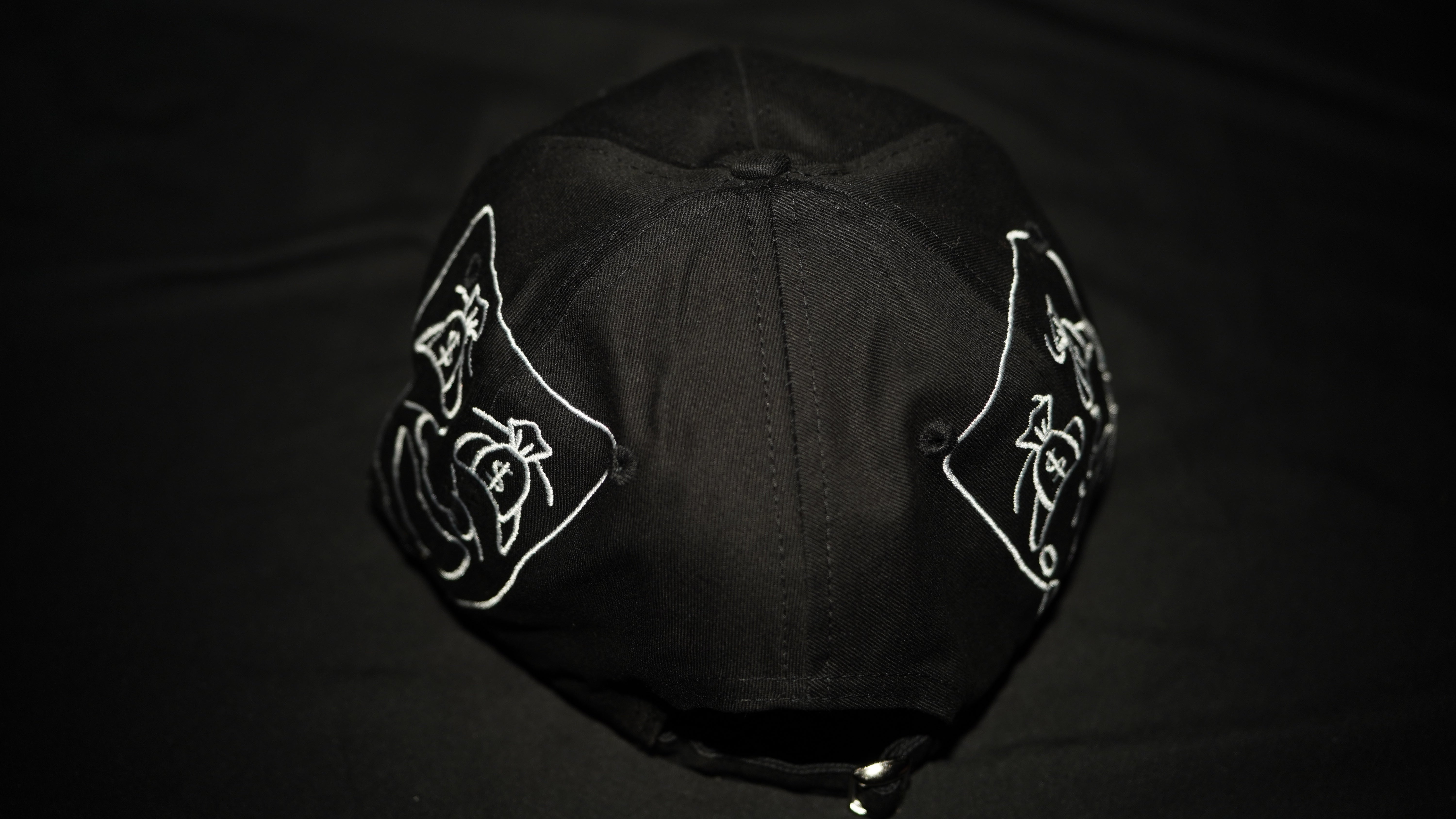 MOTION CLUB DAD HAT - "LAUGH NOW CRY LATER" BLACK LA HAT