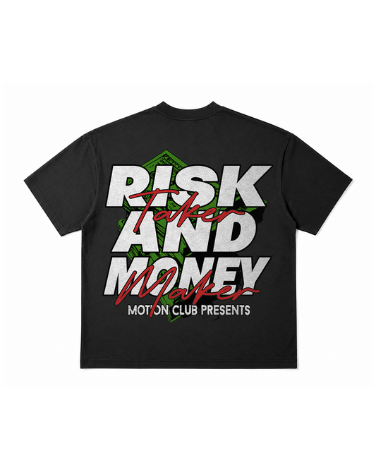 Risk Taker on The Black Tee