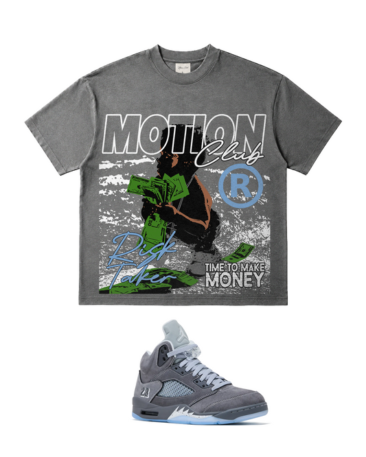 Wolf Grey - Risk Taker Tee. Limited Run - Ends June 5