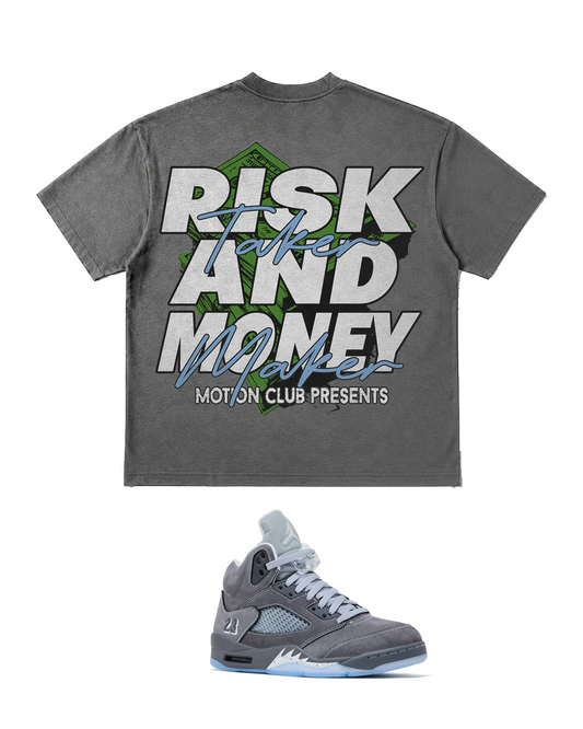 Wolf Grey - Risk Taker Tee. Limited Run - Ends June 5