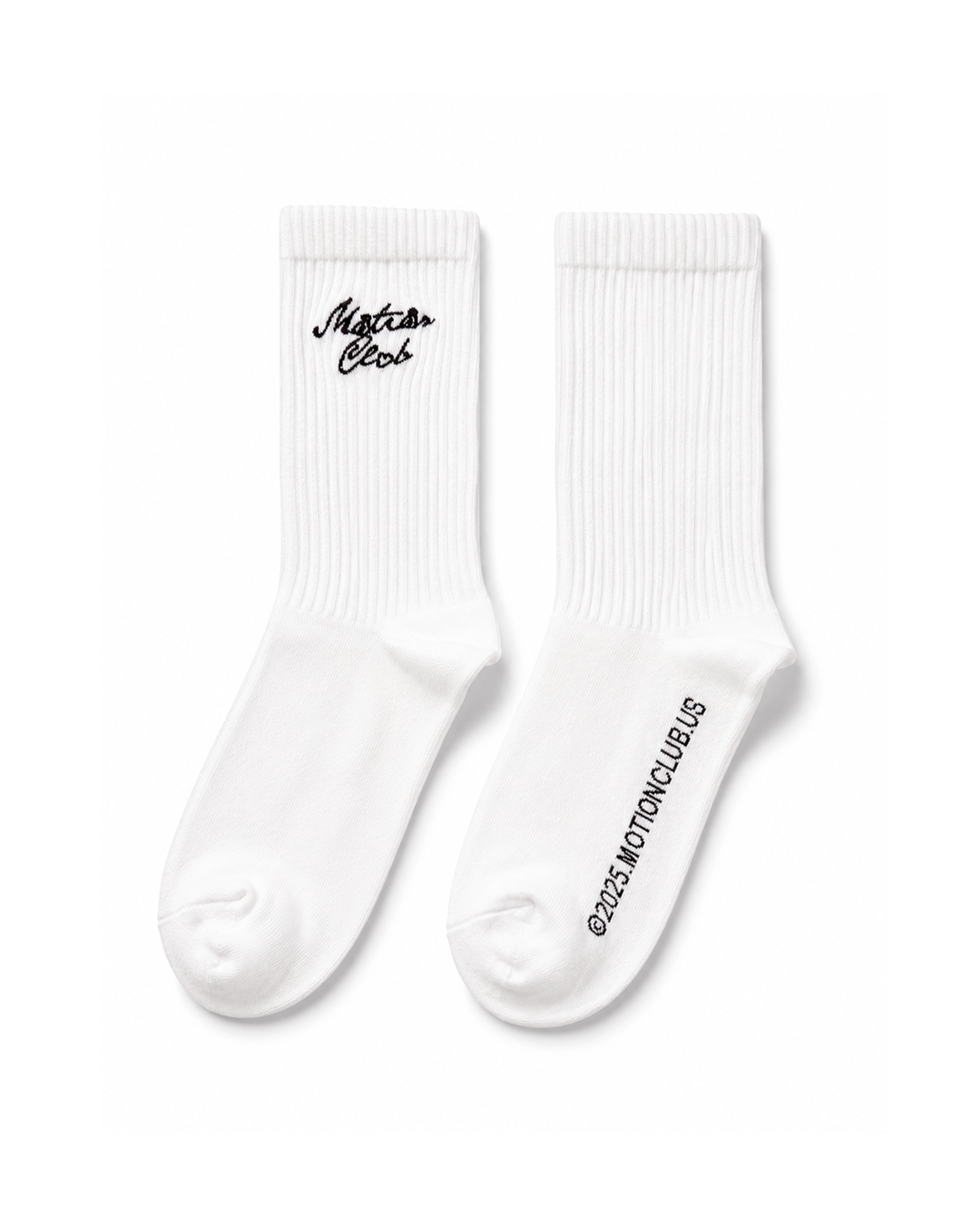 White Motion Club Socks
