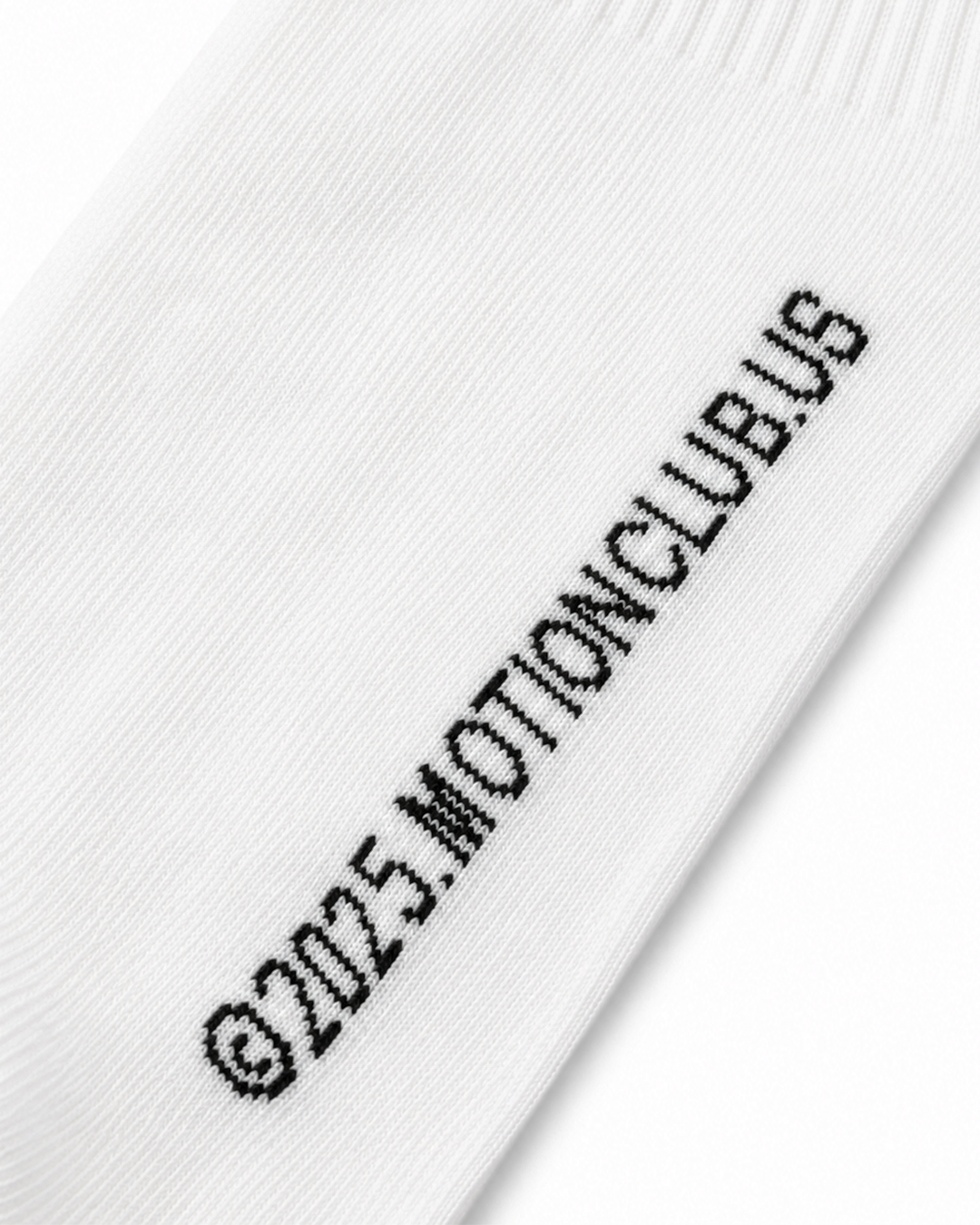 White Motion Club Socks